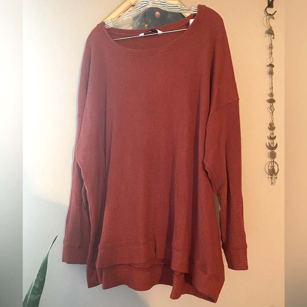 COPY - Sonoma brick red thermal shirt